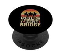 Everything In Moderation Except Bridge Vintage Sunset PopSockets Adhesive PopGrip