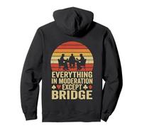 Everything In Moderation Except Bridge Vintage Sunset Pullover Hoodie