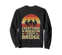 Everything In Moderation Except Bridge Vintage Sunset Sweatshirt
