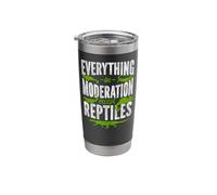Everything in Moderation Except Reptiles Lizard Stainless Steel Insulated Tumbler