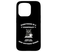 Everything Is A Conspiracy When You Don't Know Anything Cat Case for iPhone 15 Pro
