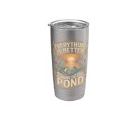 Everything is Better Down at the Pond Pond Life Koi Stainless Steel Insulated Tumbler