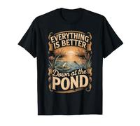 Everything is Better Down at the Pond Pond Life Koi T-Shirt