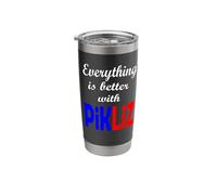 Everything is Better with Pikliz Haitian Zoe Haiti Pride Stainless Steel Insulated Tumbler