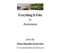 Everything Is Fake: by Anonymous