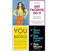 Everything is Figureoutable, Just F*cking Do It, You Are a Badass, Start Now Get Perfect Later 4 Books Collection Set