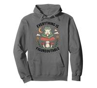 Everything Is Figureoutable - Zen Frog Design Pullover Hoodie