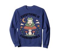 Everything Is Figureoutable - Zen Frog Design Sweatshirt