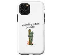 Everything Is Fine Probably Frog Martyr Joan D'Arc Meme Tee Case for iPhone 11 Pro