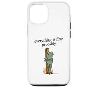 Everything Is Fine Probably Frog Martyr Joan D'Arc Meme Tee Case for iPhone 12/12 Pro