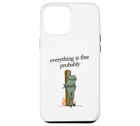 Everything Is Fine Probably Frog Martyr Joan D'Arc Meme Tee Case for iPhone 12 Pro Max
