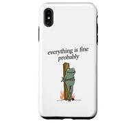 Everything Is Fine Probably Frog Martyr Joan D'Arc Meme Tee Case for iPhone XS Max