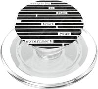 Everything Is Fine Trust Your Government Redacted 2026 PopSockets PopGrip for MagSafe