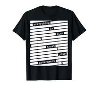 Everything is Fine Trust Your Government Redacted 2026 T-Shirt