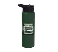 Everything is Fine Trust Your Government Redacted Document Stainless Steel Insulated Water Bottle