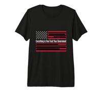 Everything is Fine Trust Your Government Redacted Satire Tee Premium T-Shirt