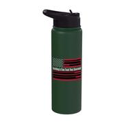 Everything is Fine Trust Your Government Redacted Satire Tee Stainless Steel Insulated Water Bottle