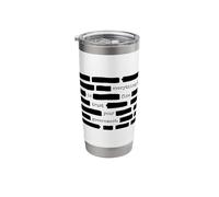 Everything is Fine Trust Your Government Sarcastic Redaction Stainless Steel Insulated Tumbler