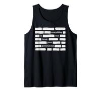 Everything is Fine Trust Your Government Sarcastic Redaction Tank Top