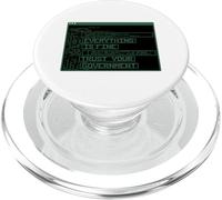 Everything is Fine Trust Your Government Tshirt Political PopSockets PopGrip for MagSafe