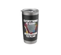 Everything is Going Accordion to Plan Stainless Steel Insulated Tumbler