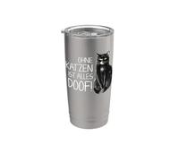 Everything is Stupid Without Cats Stainless Steel Insulated Tumbler