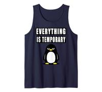 Everything is Temporary Nihilist Penguin Tank Top