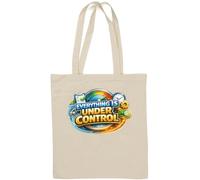 Everything Is Under Control Message Natural Cotton Tote Bag White