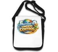 Everything Is Under Control Message Shoulder Bag White