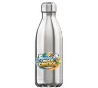Everything is Under Control Message Vacuum Insulated Thermal Water Bottle Silver