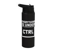 Everything is Under CTRL Information Technology Expert Stainless Steel Insulated Water Bottle