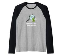 Everything Looks Suspicious Accountant Humor Raglan Baseball Tee