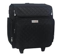 Everything Mary Collapsible Quilted Craft Trolley Bag - Black EVM12790-1