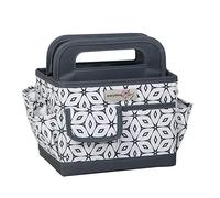 Everything Mary Desktop Organiser Grey/Cream Geometric EVM12830-3