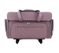 'Everything Mary XXL Sewing Bag on Wheels - Roomy Tote with Patent-Pending Design, 30'' x 18'' x 20'', Durable Polyester, Adjustable Compartments, Easy-Transport Handles & Wheels'