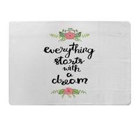 Everything Starts With A Dream Rug Benjamin Tate Design Natural Large