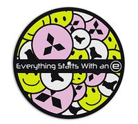 Everything Starts With an E Acid House Dance Music Rave Techno DJ Slipmat