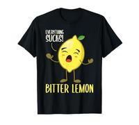Everything Sucks Bitter Lemon Sarcastic Humor T-Shirt
