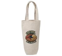 'Everything Tastes Better On A Board' Cotton Wine Bottle Gift/Travel Bag (BL00041854)