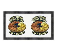 'Everything Tastes Better On A Board' Pet Feeding Mat (PM00030126)