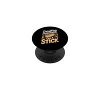 Everything Tastes Better on a Stick Hot Dog Foodie PopSockets Adhesive PopGrip