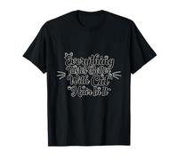 Everything Tastes Better with Cat Hair Funny Cat Lover T-Shirt