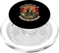 Everything Will Kill You Choose Fun Skeleton Biker PopSockets PopGrip for MagSafe