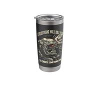 Everything Will Kill You So Choose Something Fun Skeleton Stainless Steel Insulated Tumbler