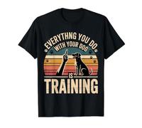 Everything You Do with Your Dog is Training Value Graphic T-Shirt, Men, Black, S