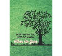 Everything You Need to Know When I'm Gone: Everything You Need to Know When I'm Gone End of Life Planner ,Guide to the End of life,My Final Thoughts, Wishes, Important Information about My Belongings