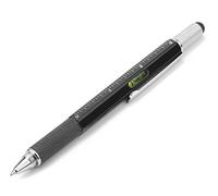 Everything4less-UK- Universal 6 in 1 Multi Function Touch Screen Stylus Tool Pen (Black)