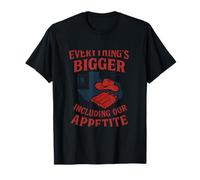 Everything's Bigger in Texas BBQ State Pride Graphic T-Shirt