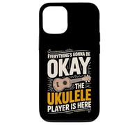 Everything's Gonna Be Okay The Ukulele Player Is Here Case for iPhone 12/12 Pro