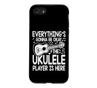 Everything's Gonna Be Okay The Ukulele Player Is Here Case for iPhone SE (2020) / 7/8